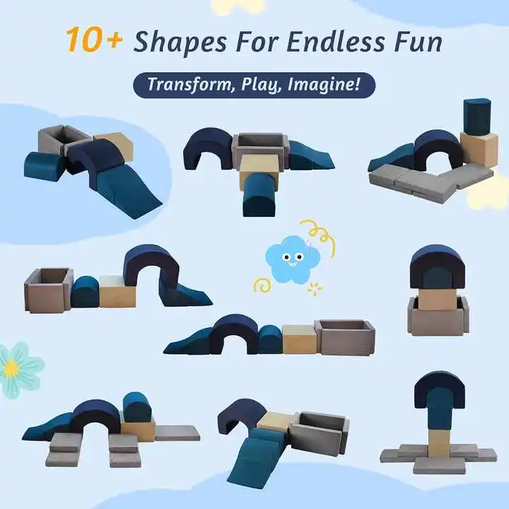 7-Piece Babies Soft Foam Climbing Blocks