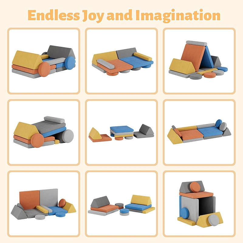 12-piece Kids Modular Block Sofa