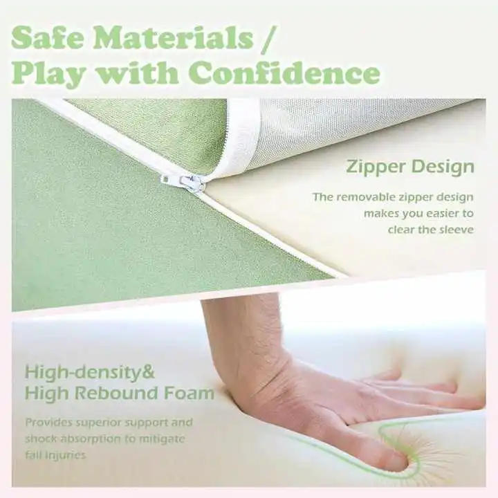 مجموعة مكعبات تسلق من الإسفنج الناعم للأطفال الصغار، مكونة من 5 قطع