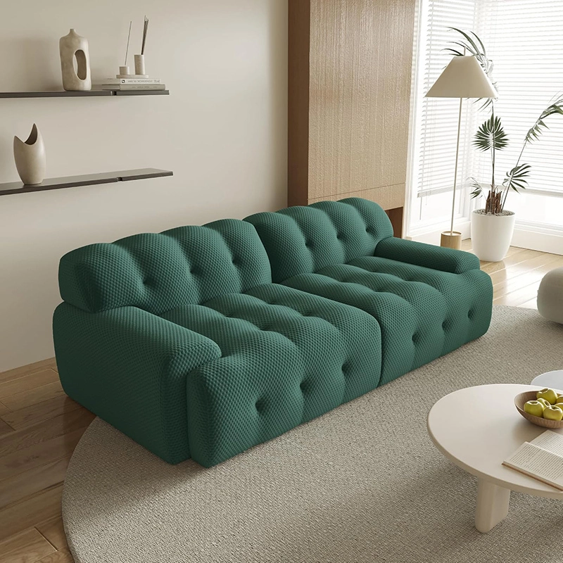 Wave-shape 3D Textile Molding Foam Modular Sofa