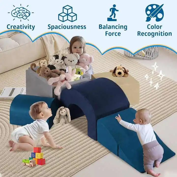 7-Piece Babies Soft Foam Climbing Blocks