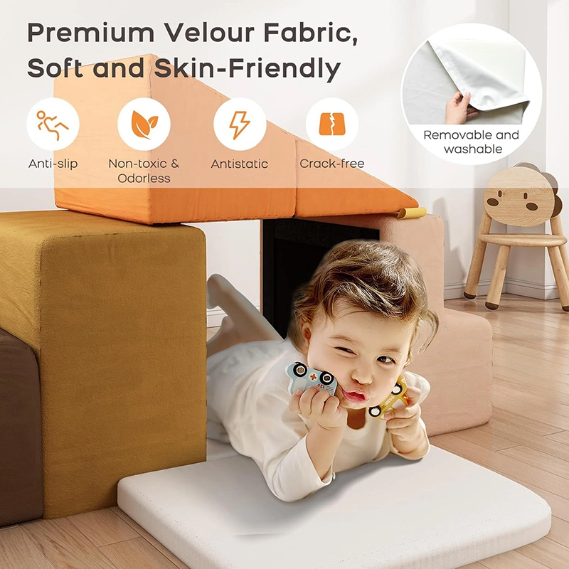 7-piece Children Educational Foam Blocks and Climbing Toys