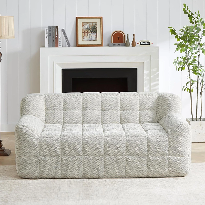 2-Seater Waffle Lattice Compressiable Foam Couch