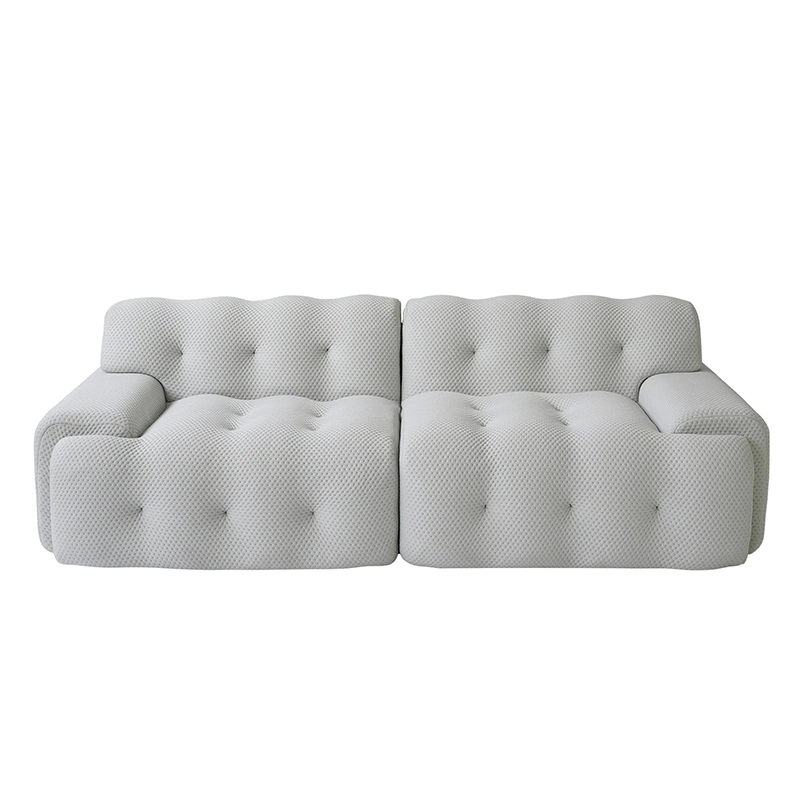 Wave-shape 3D Textile Molding Foam Modular Sofa