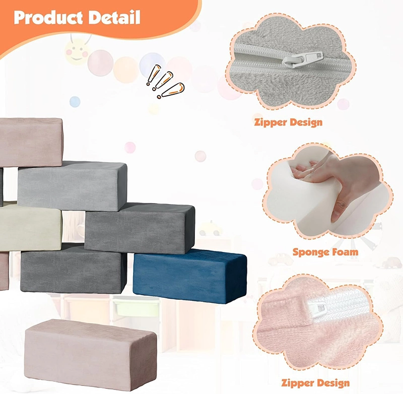 Multiple Modular Toddler Building Fortplay Set