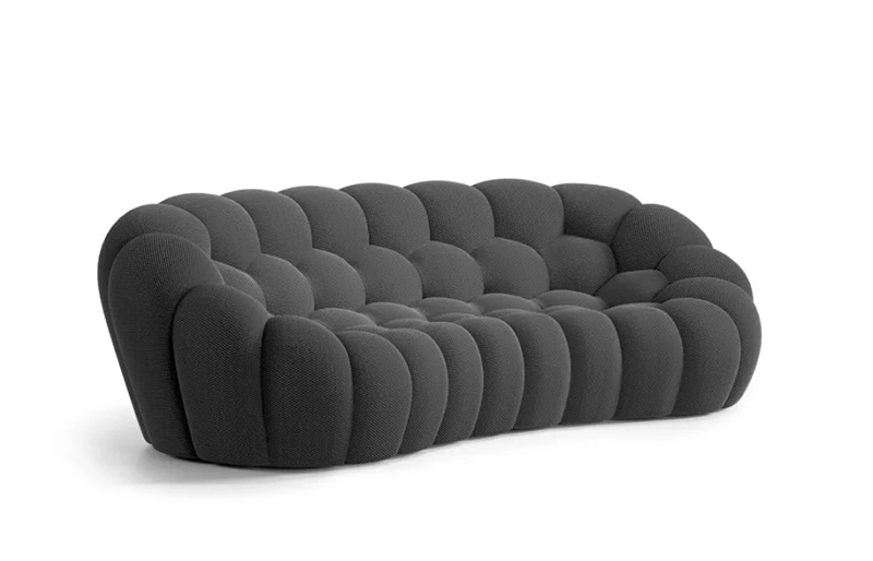 Football-shape 3D Fabric Compression Foam Bubble Sofa