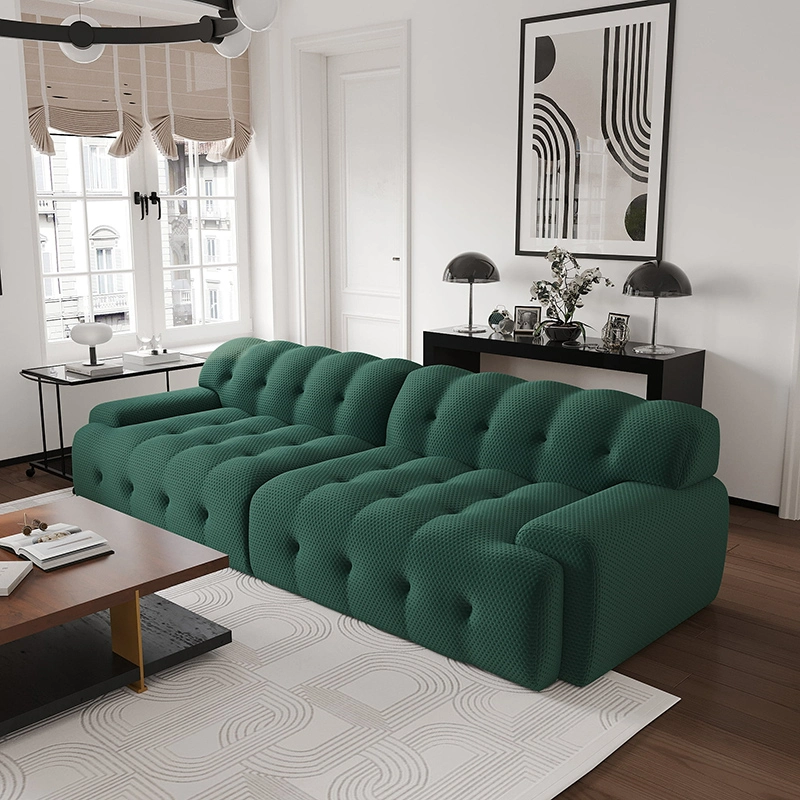 Wave-shape 3D Textile Molding Foam Modular Sofa