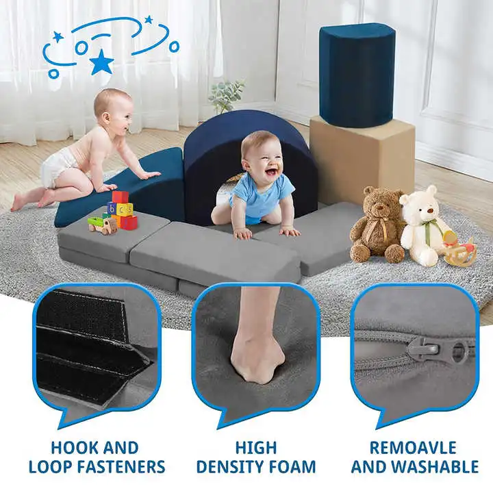 7-Piece Babies Soft Foam Climbing Blocks