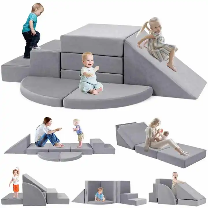 7pcs Baby Play Ground Soft Climbing Cube