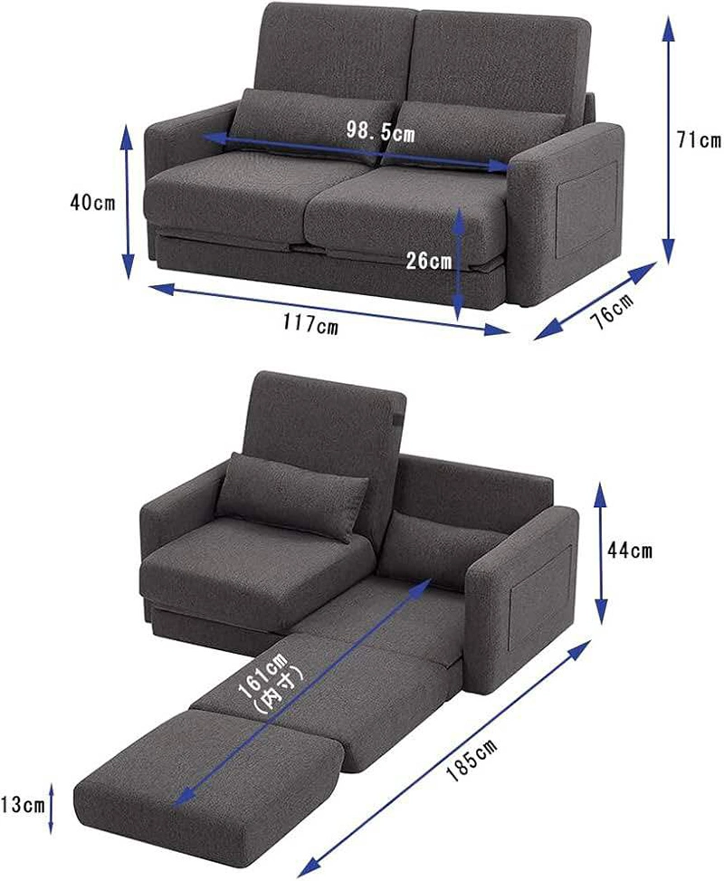 Convertible Compress Sofa Bed in a Box