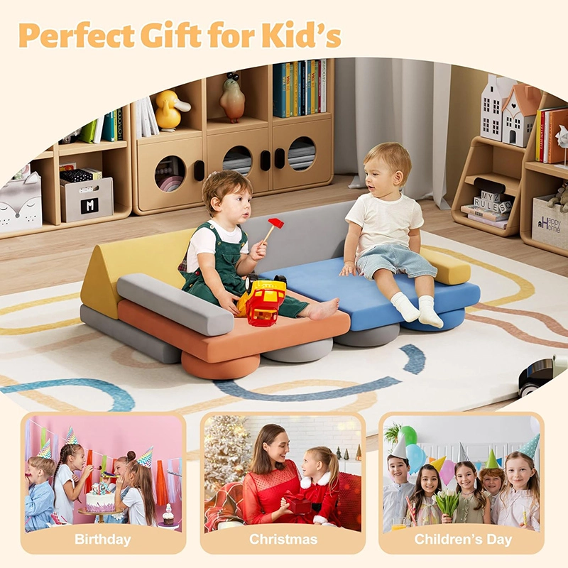 12-piece Kids Modular Block Sofa
