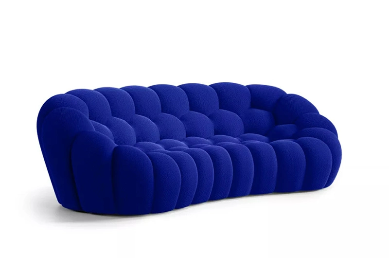 Football-shape 3D Fabric Compression Foam Bubble Sofa