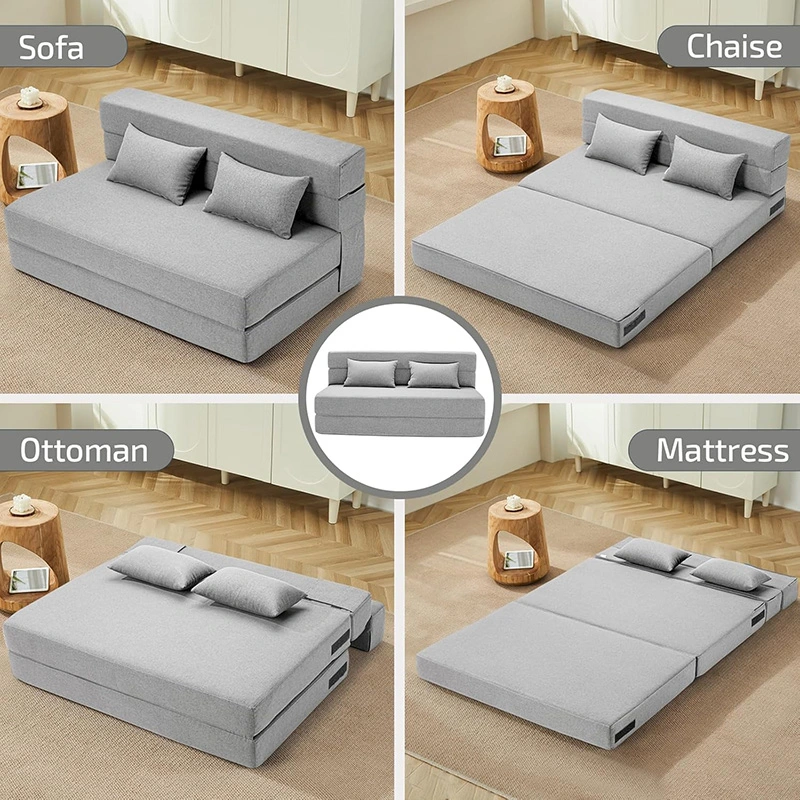 Compressiable Folding Sofa Bed and Sleeping Mattress