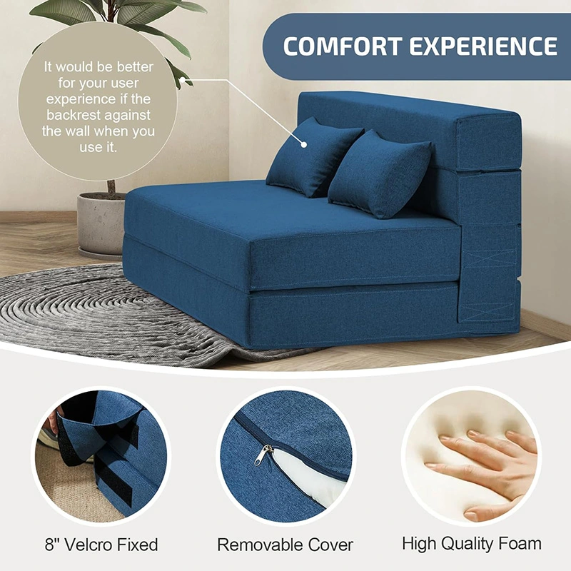 Compressiable Folding Sofa Bed and Sleeping Mattress