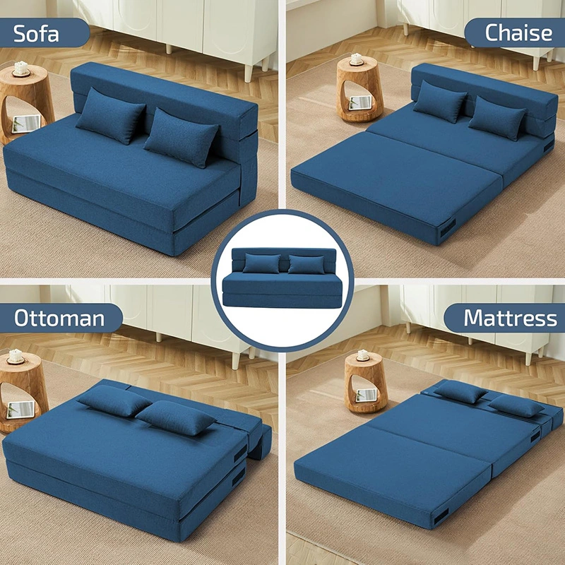Compressiable Folding Sofa Bed and Sleeping Mattress