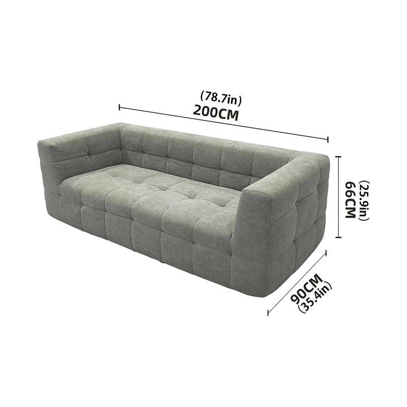 High-Elastic Sponge Soft Skin Cloud Couch