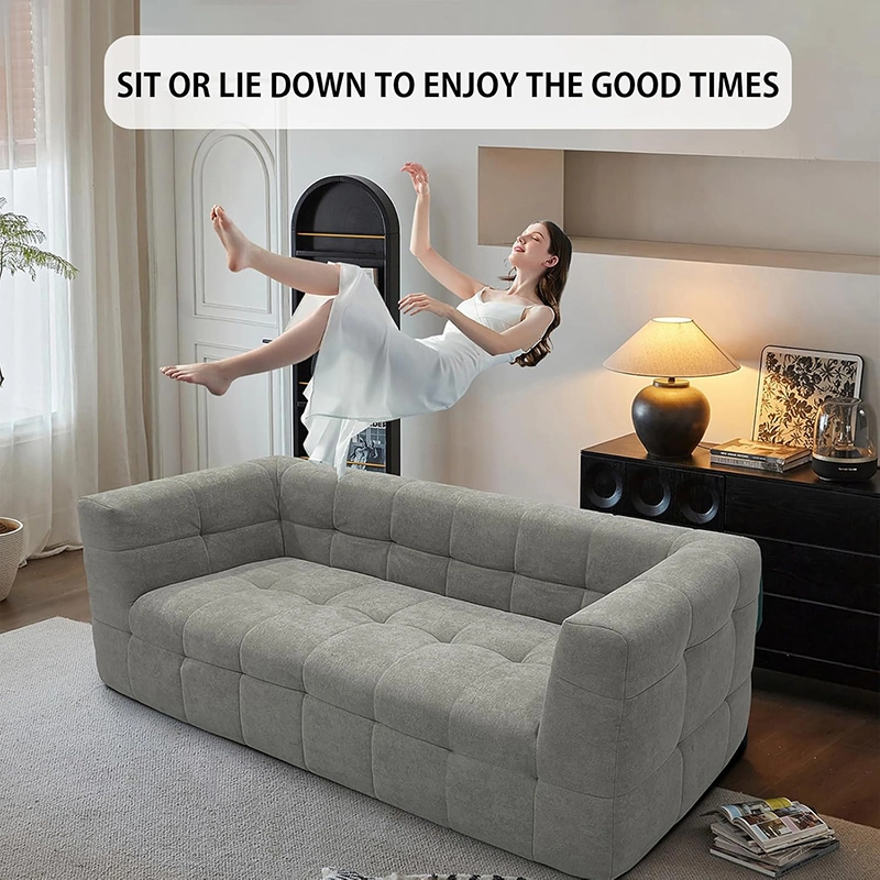 High-Elastic Sponge Soft Skin Cloud Couch