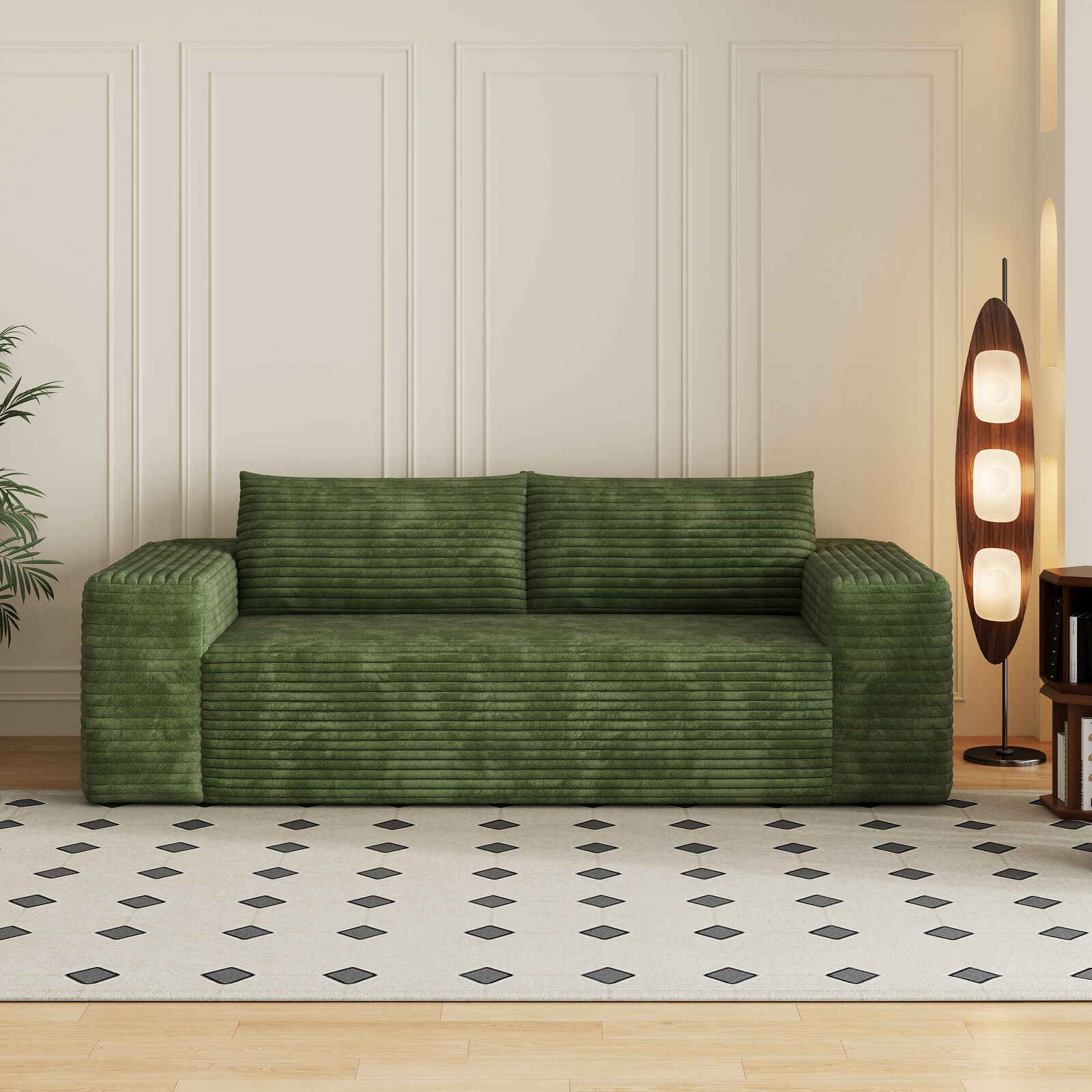 2 Seats Compression Sofa for Apartment, Dormitory and Home theater