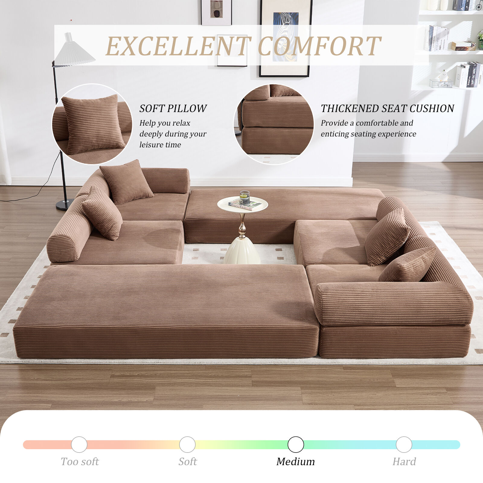 Oversized Convertible Folding Sofa Bed