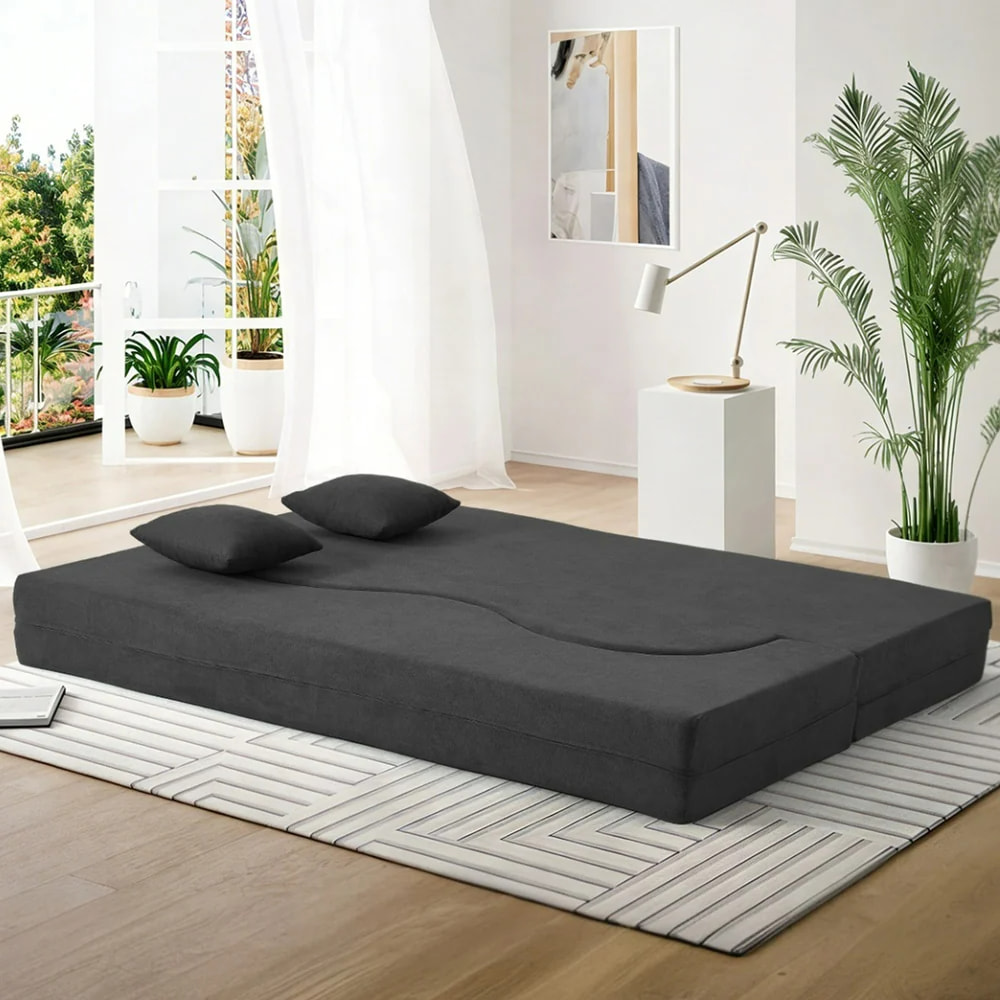 High-Density Foam Sofa Bed for Guest Room and Bedroom
