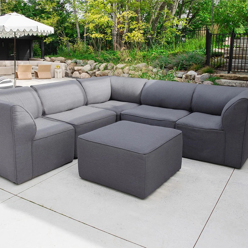 Patio Sectionals are durable enough to be cleaned