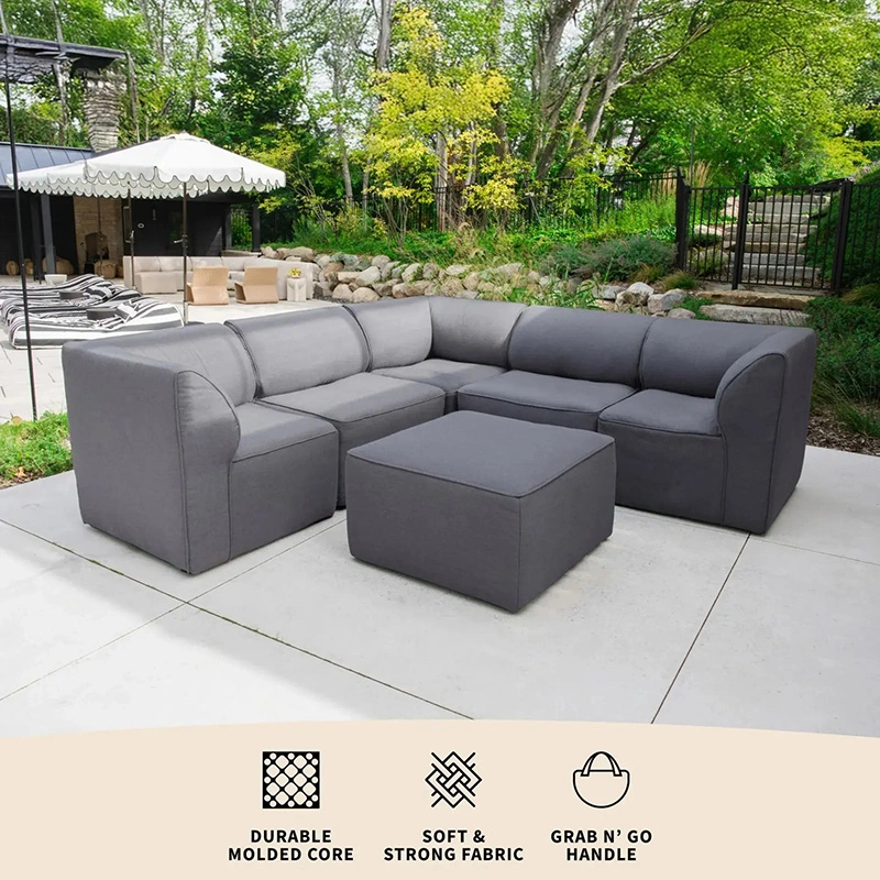 Patio Sectionals are durable enough to be cleaned