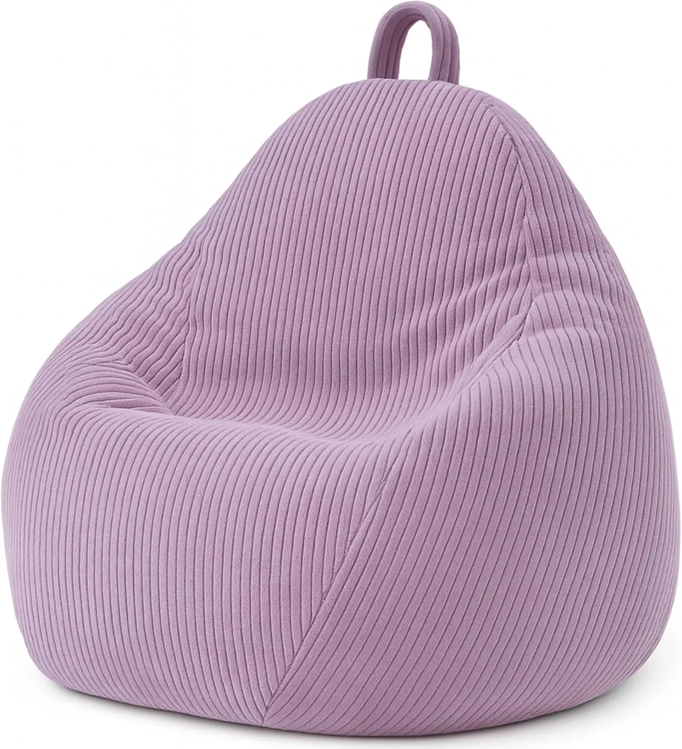 Soft Corduroy Bean Bag with Compressiable Shredded Foam Padding