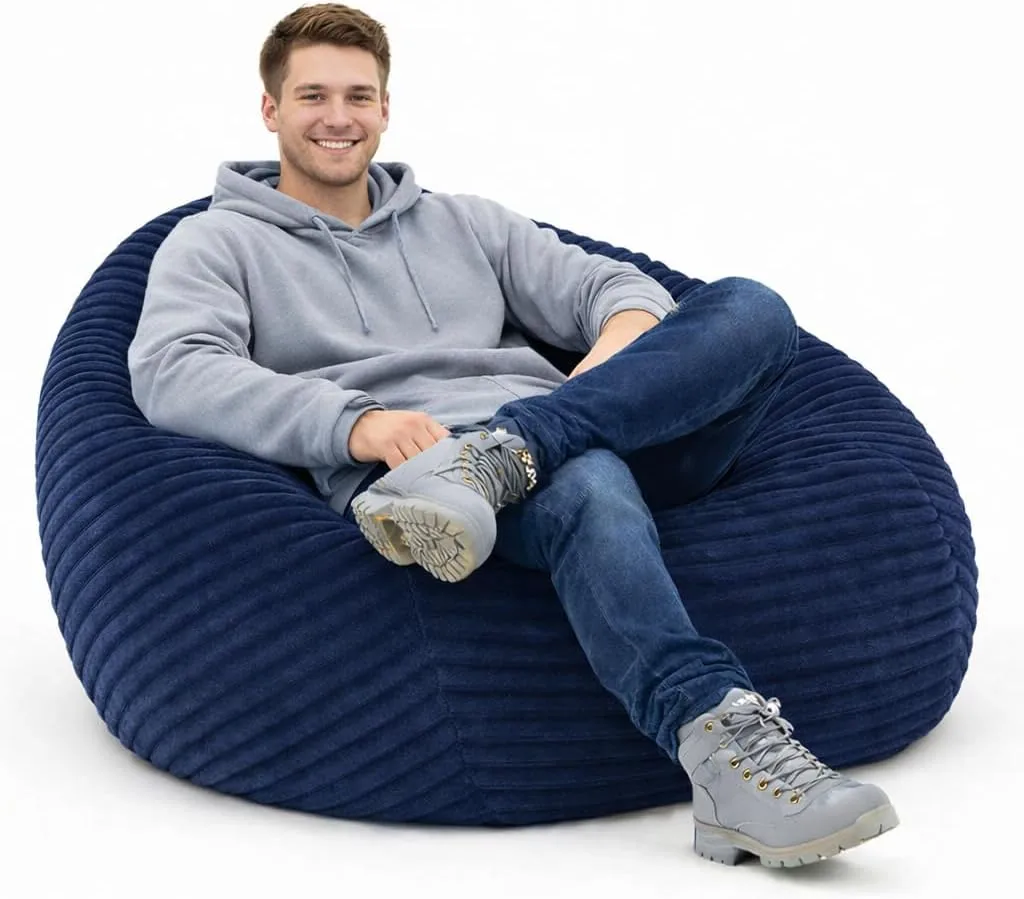 Cheaper Corduroy Bean Bag Chair for Adults and Children