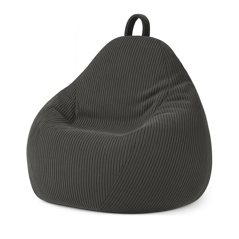 Soft Corduroy Bean Bag with Compressiable Shredded Foam Padding