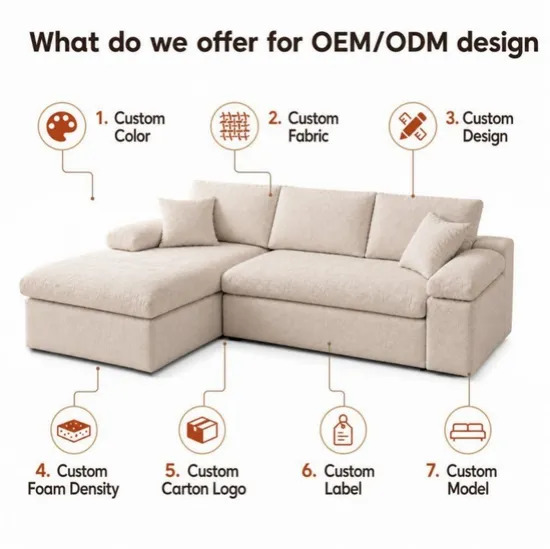 Superior Rebound Performance Living Room Sofa