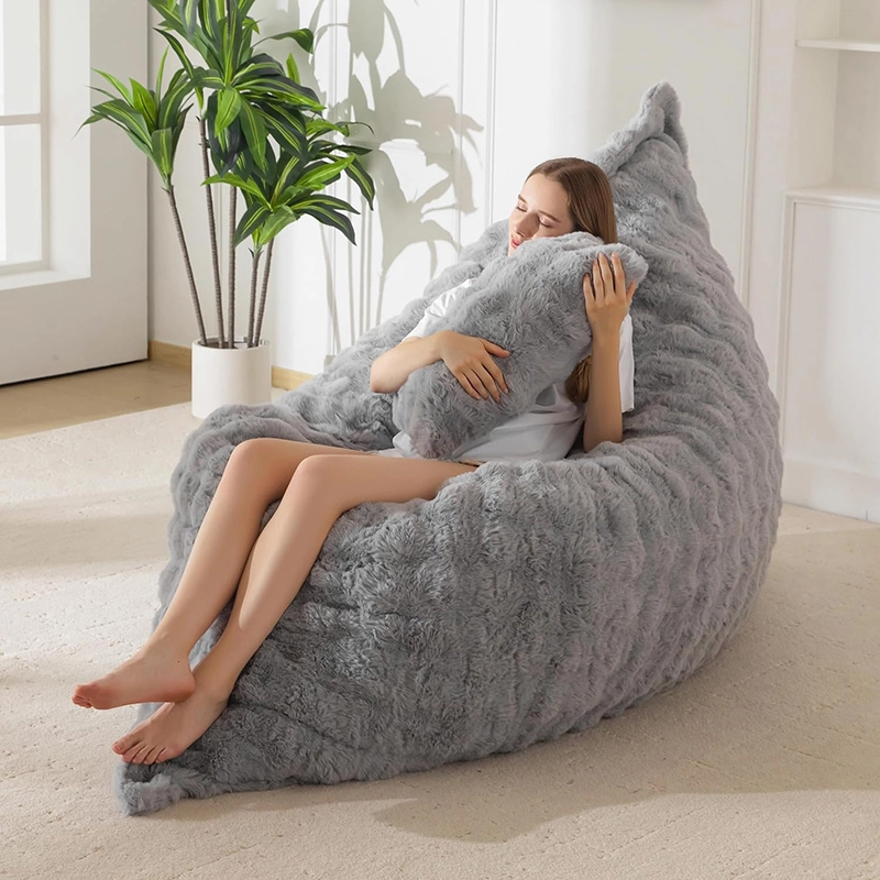 3 in 1 Bean Bag Chair, Cozy Lounger, and Floor Bed