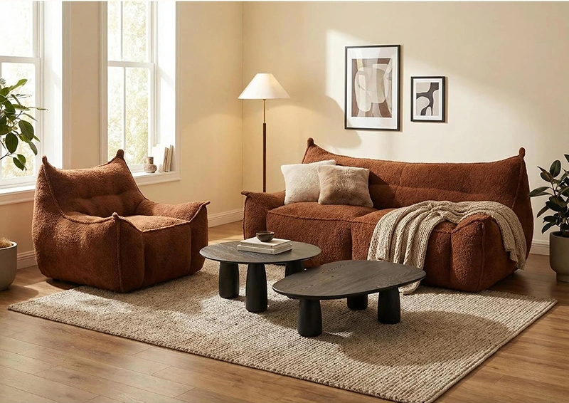 Comfortable Two-Person Floor Couch