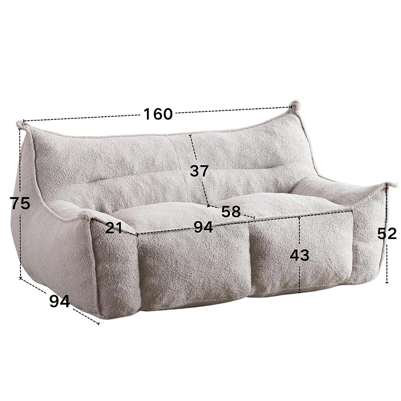 Comfortable Two-Person Floor Couch