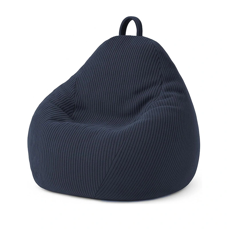 Soft Corduroy Bean Bag with Compressiable Shredded Foam Padding