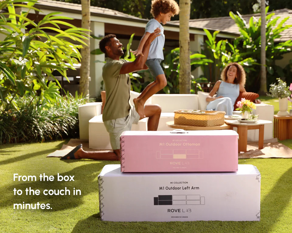 Outdoor Waterproof Compressed Sofa for Patios and Balconies