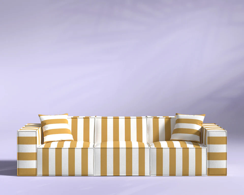Outdoor Waterproof Compressed Sofa for Patios and Balconies