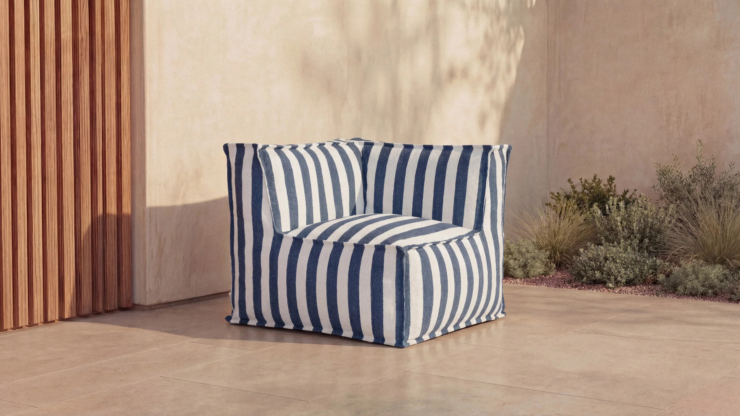 Outdoor Compressiable Lazy Couch With Ottoman