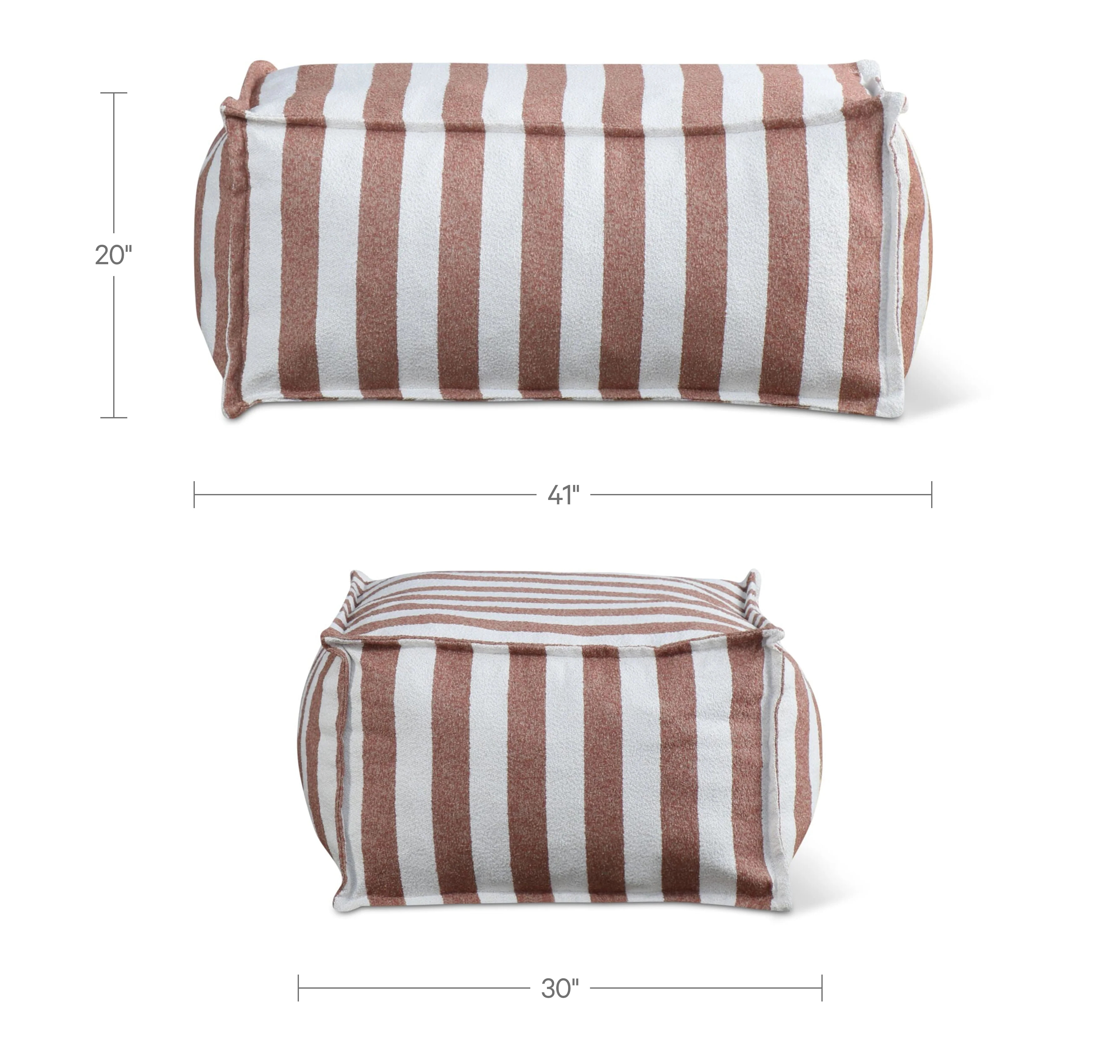 Outdoor Compressiable Lazy Couch With Ottoman