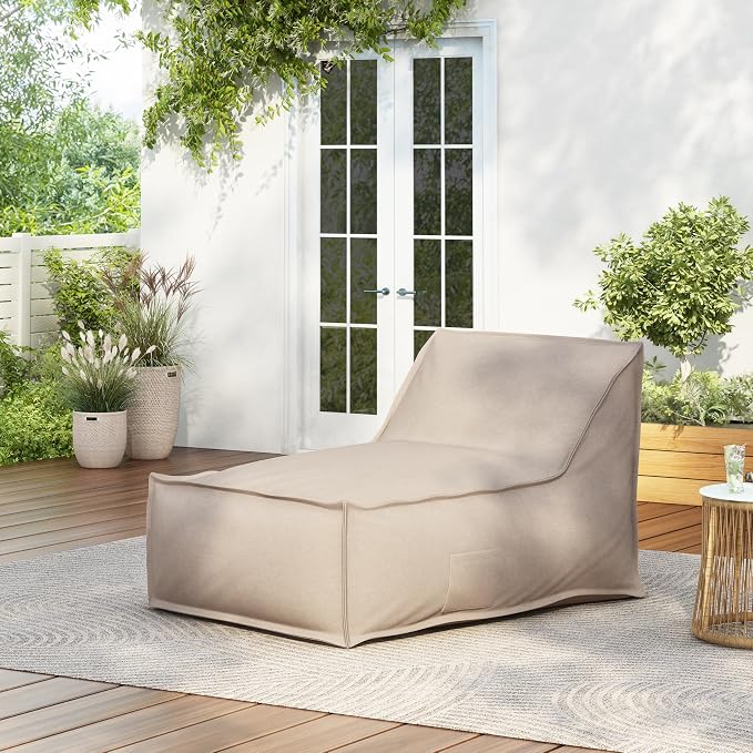 Patio Pool Lounge Chairs With Compressiable Foam and Water-resistant Fabric