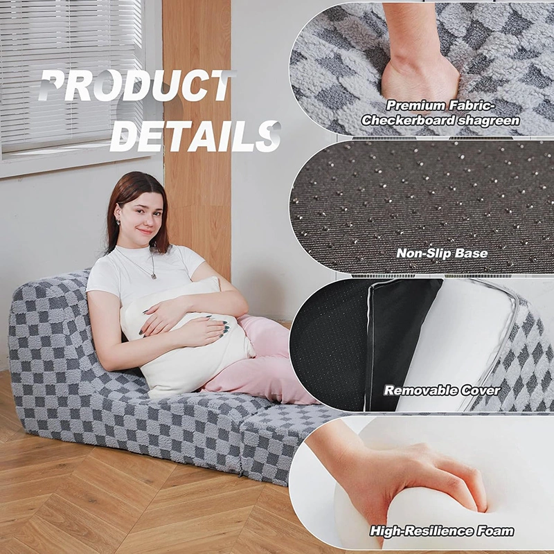 Modern Recliner Lazy Sofa Chair For Bedroom & Balcony